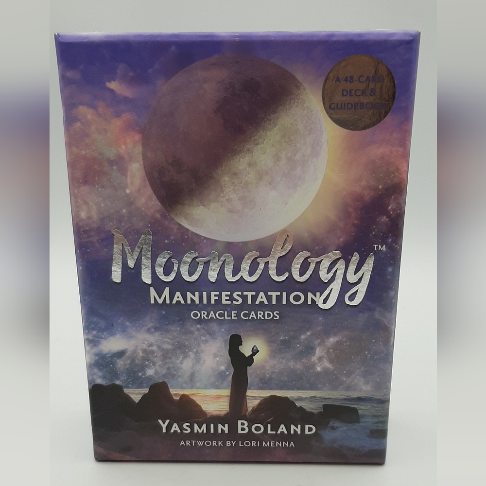 Moonology Manifestation Oracle 48-Card Moon Astrology Oracle Deck Guidebook